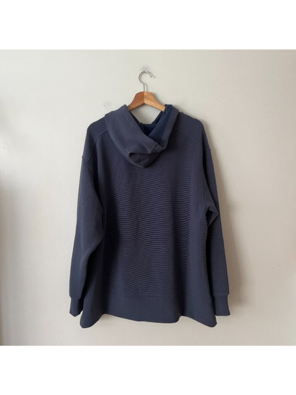 NWT CALIA by Carrie Underwood Ottoman Oversized Blue Hoodie Women's Plus Size 1X - Picture 9 of 11